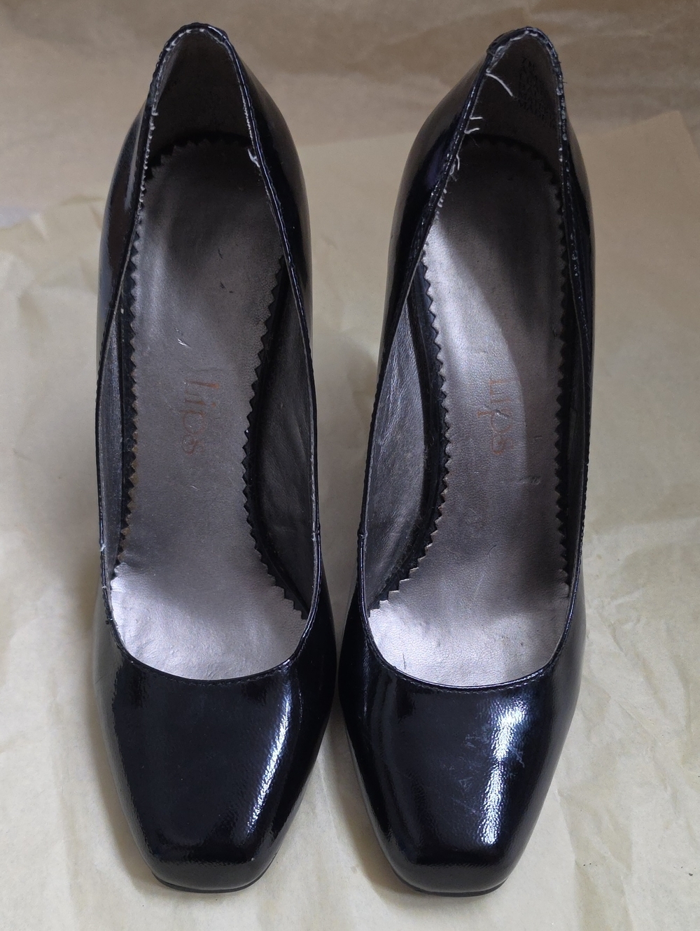 Women's Black Patent Leather Pumps